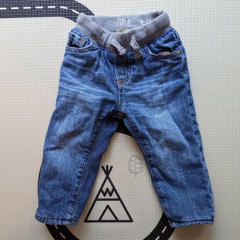 Toddler gap fleece lined jeans